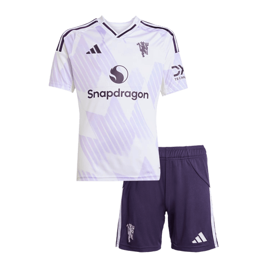 Kids Manchester United Away Kit 2025/26