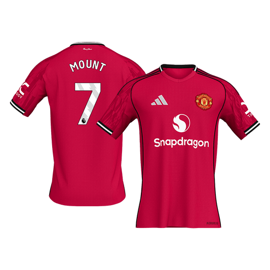 MOUNT #7 Mens Manchester United Home Jersey 2025/26 [PREMIUM]