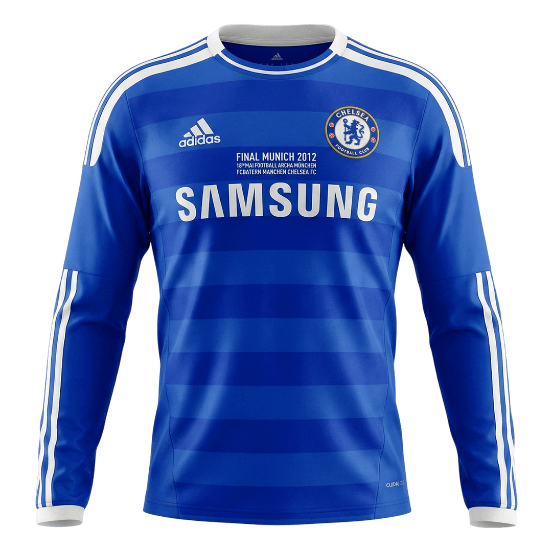 Retro 2011/12 Mens Chelsea Home Long Sleeve Jersey