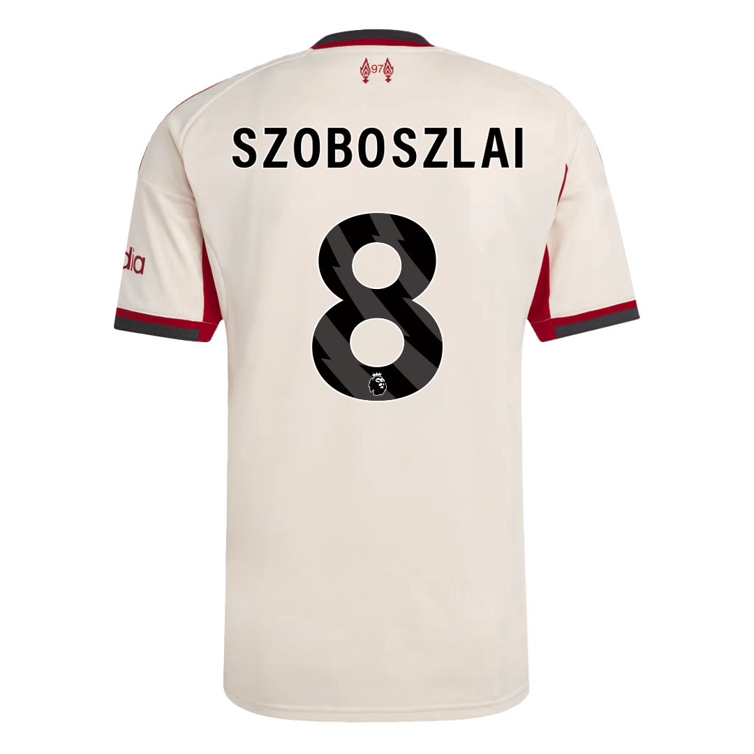 SZOBOSZLAI #8 Mens Liverpool Away Jersey 2025/26