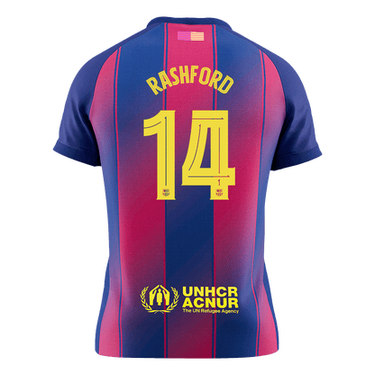 RASHFORD #14 Mens Barcelona Home Jersey 2025/26 - UCL