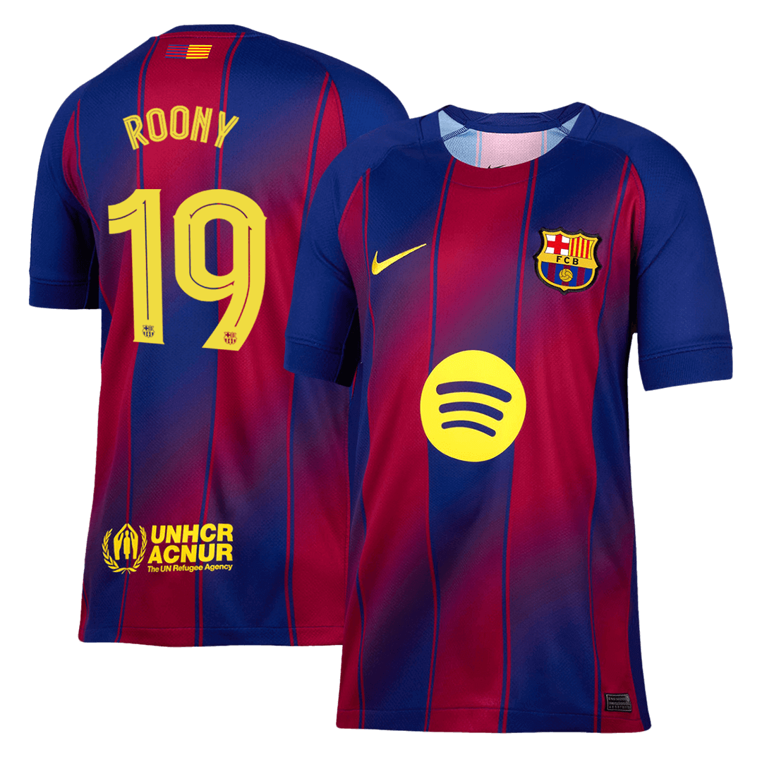 ROONY #19 Mens Barcelona Home Jersey 2025/26 - UCL