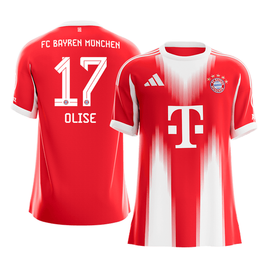 OLISE #17 Mens Bayern Munich Home Jersey 2025/26 [PREMIUM]