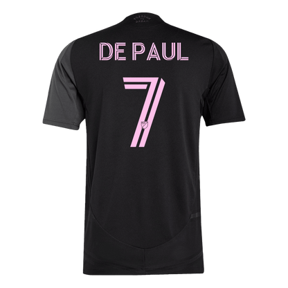 DE PAUL #7 Mens Inter Miami CF Away Jersey 2025 - Player Version (Slim Fit)