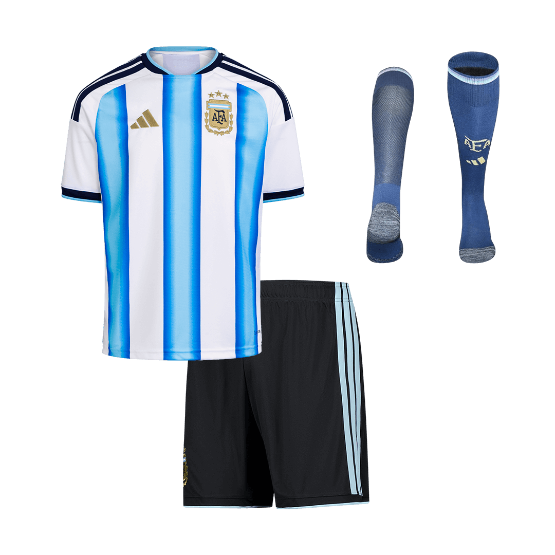 Kids Argentina World Cup Home Full Kit 2026