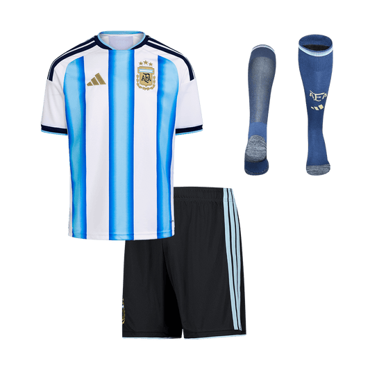 Kids Argentina World Cup Home Full Kit 2026