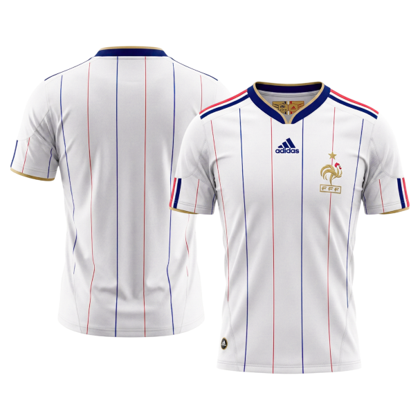 Retro 2010 Mens France Away Jersey