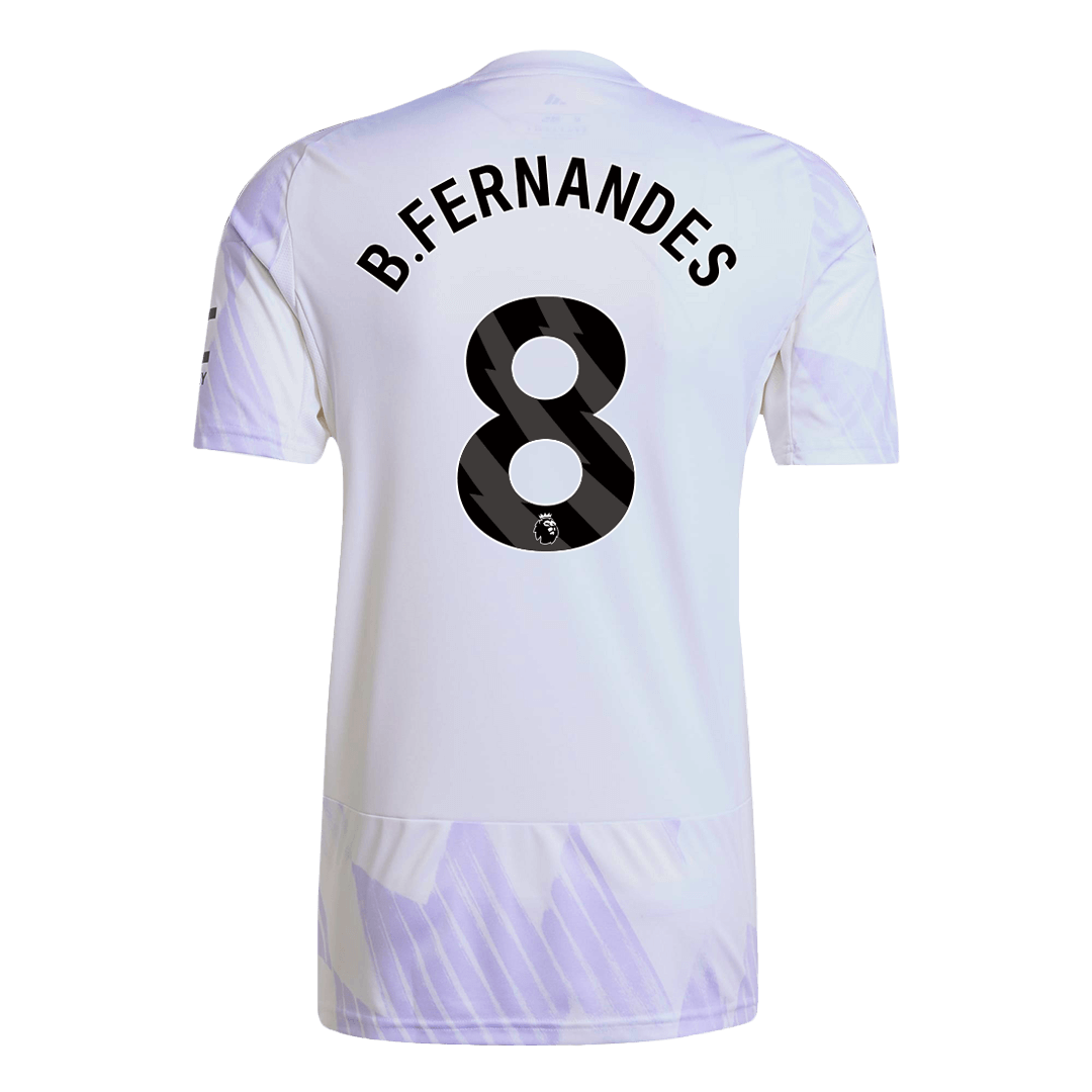 B.FERNANDES #8 Mens Manchester United Away Jersey 2025/26