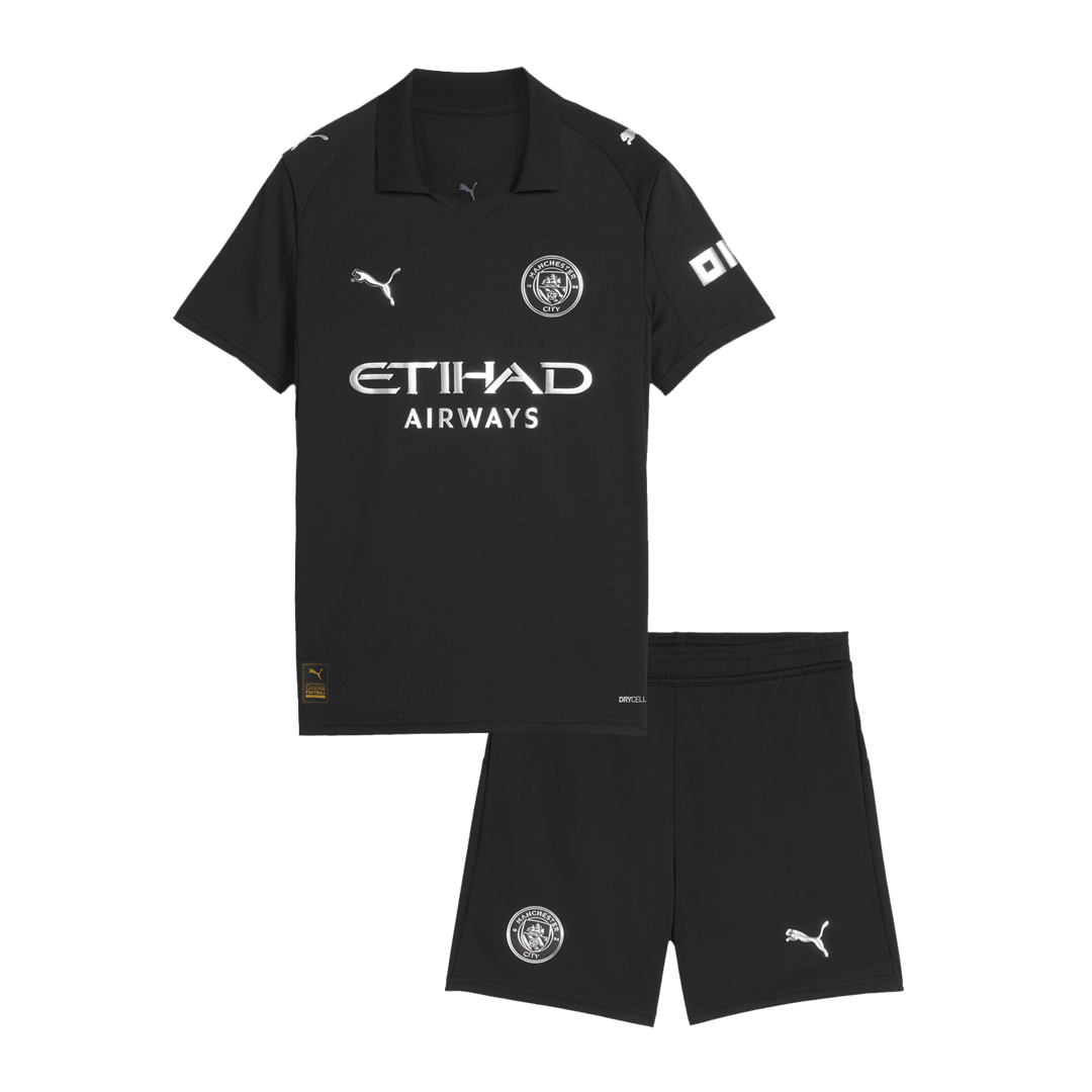 Kids Manchester City Away Kit 2025/26