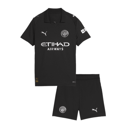 Kids Manchester City Away Kit 2025/26