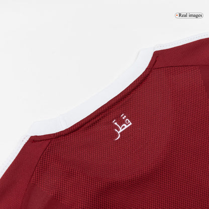 Mens Qatar World Cup Home Jersey 2026 - Player Version (Slim Fit)