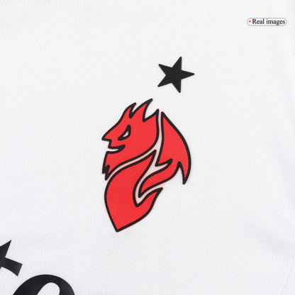 Mens AC Milan Away Long Sleeve Jersey 2025/26