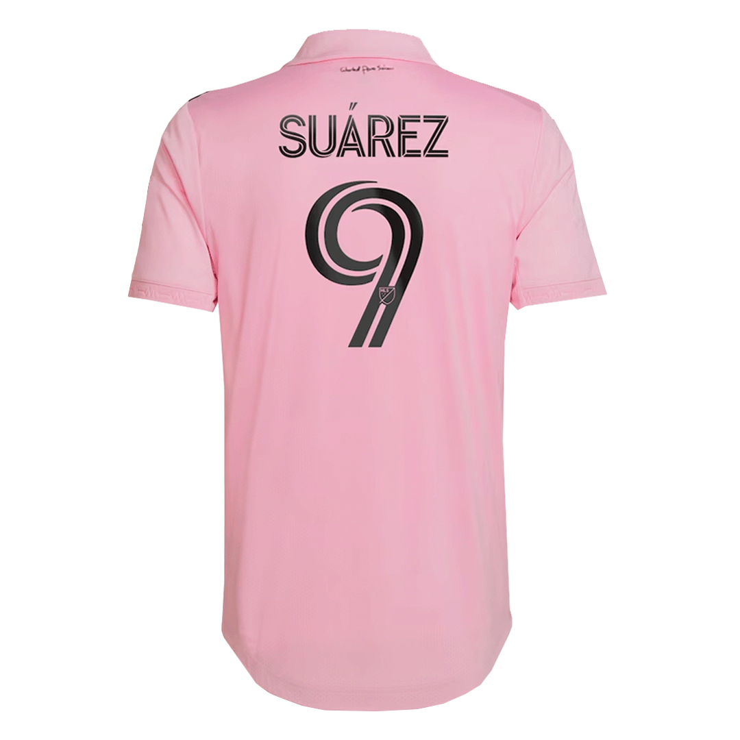 SUÁREZ #9 Mens Inter Miami CF Home Jersey 2022 - Player Version (Slim Fit)
