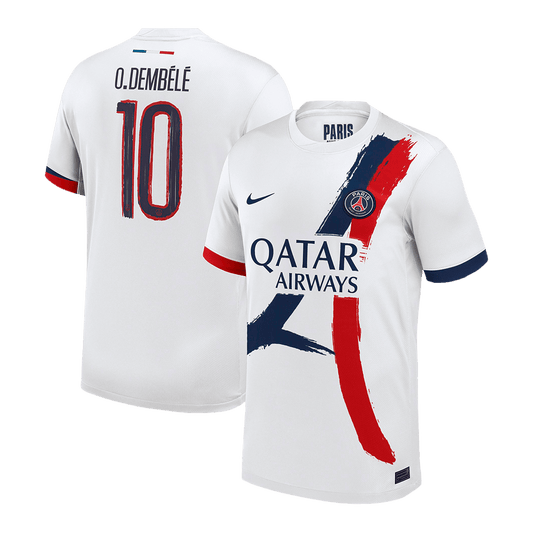 O.DEMBÉLÉ #10 Mens PSG Away Jersey 2025/26 - UCL