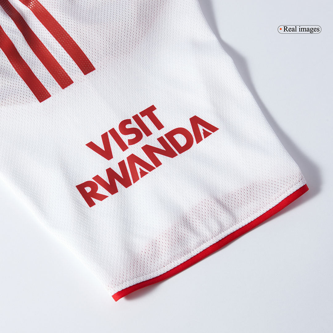 SALIBA #2 Mens Arsenal Home Jersey 2025/26 - Player Version (Slim Fit)