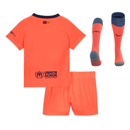 Kids Barcelona Third Full Kit 2025/26
