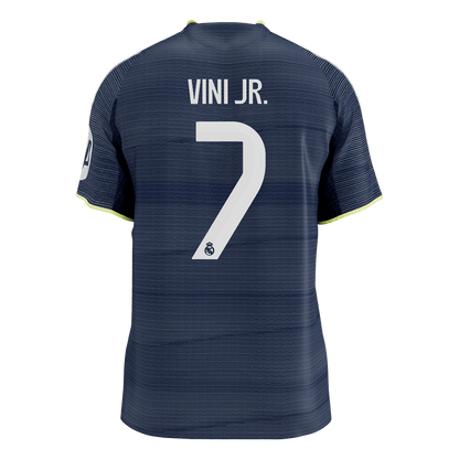 VINI JR. #7 Mens Real Madrid Away Jersey 2025/26 - Player Version (Slim Fit) [PREMIUM]