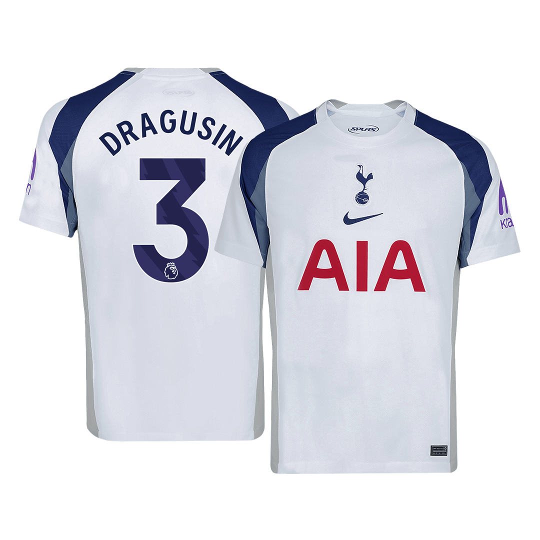 DRAGUSIN #3 Mens Tottenham Hotspur Home Jersey 2025/26
