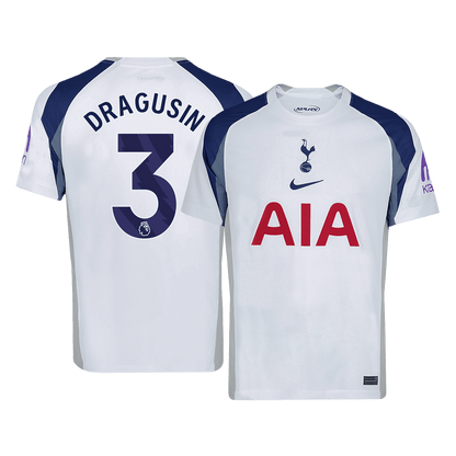 DRAGUSIN #3 Mens Tottenham Hotspur Home Jersey 2025/26