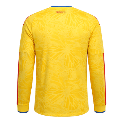 Mens Colombia World Cup Home Long Sleeve Jersey 2026