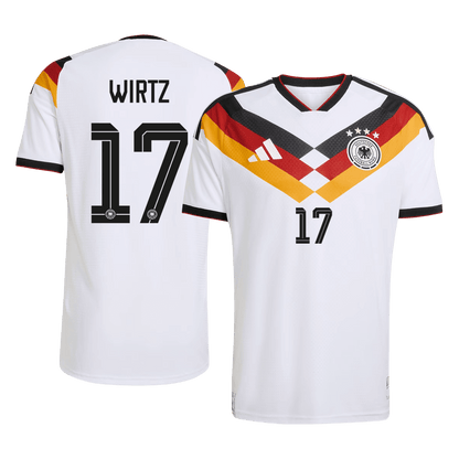WIRTZ #17 Mens Germany World Cup Home Jersey 2026 - Player Version (Slim Fit)