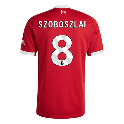 SZOBOSZLAI #8 Mens Liverpool Home Jersey 2025/26
