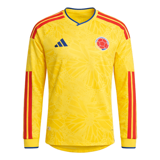 Mens Colombia World Cup Home Long Sleeve Jersey 2026