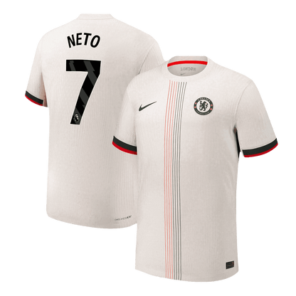 NETO #7 Mens Chelsea Away Jersey 2025/26 - Player Version (Slim Fit)
