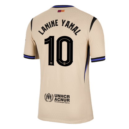 LAMINE YAMAL #10 Mens Barcelona Away Jersey 2025/26 UCL - Player Version (Slim Fit)