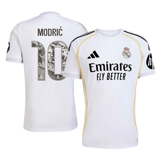 MODRIĆ Special #10 Mens Real Madrid Home Jersey 2025/26 [PREMIUM]