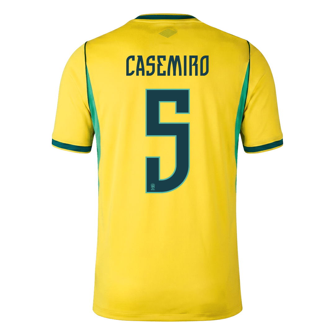 CASEMIRO #5 Mens Brazil World Cup Home Jersey 2026