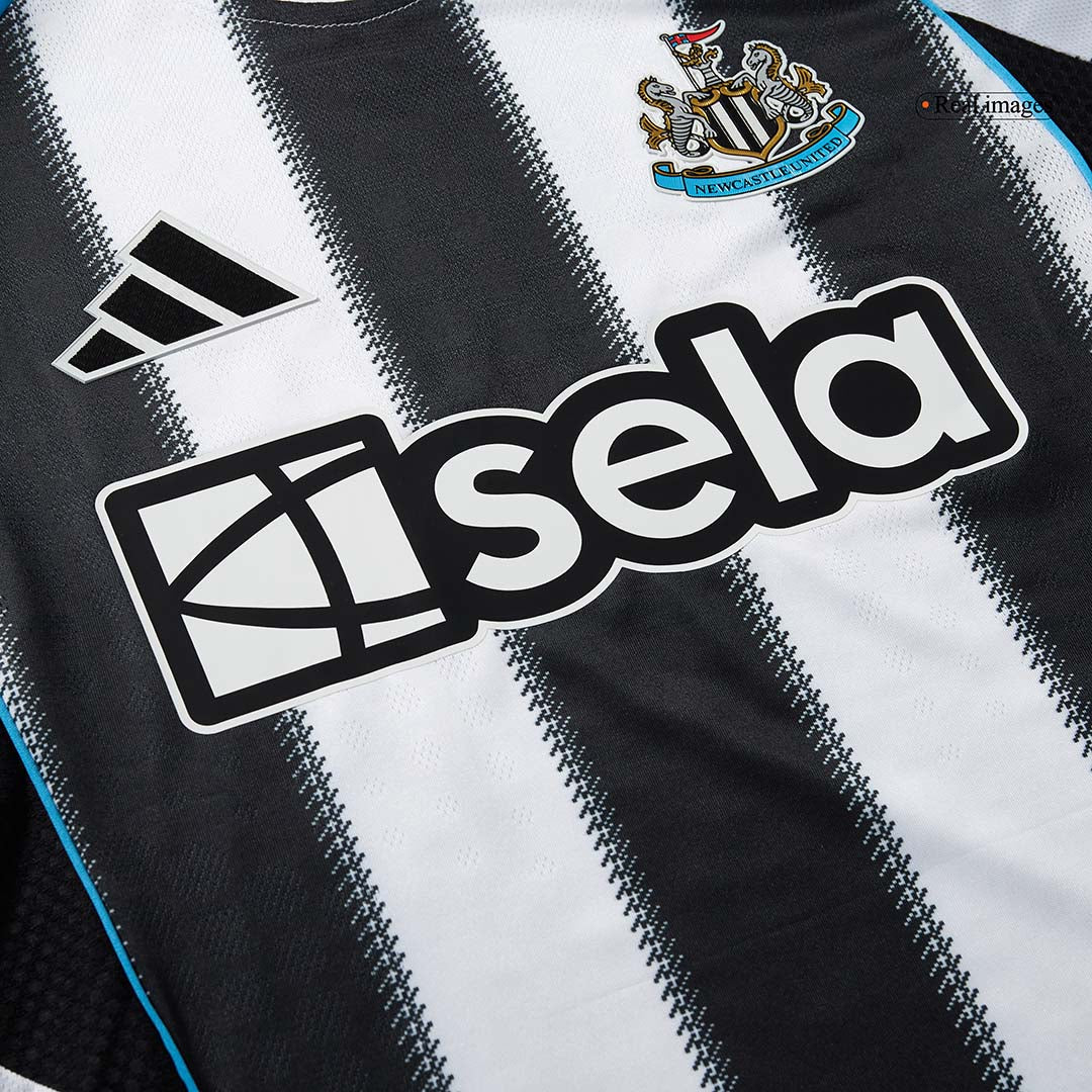 Mens Newcastle United Home Jersey 2025/26 - Player Version (Slim Fit)