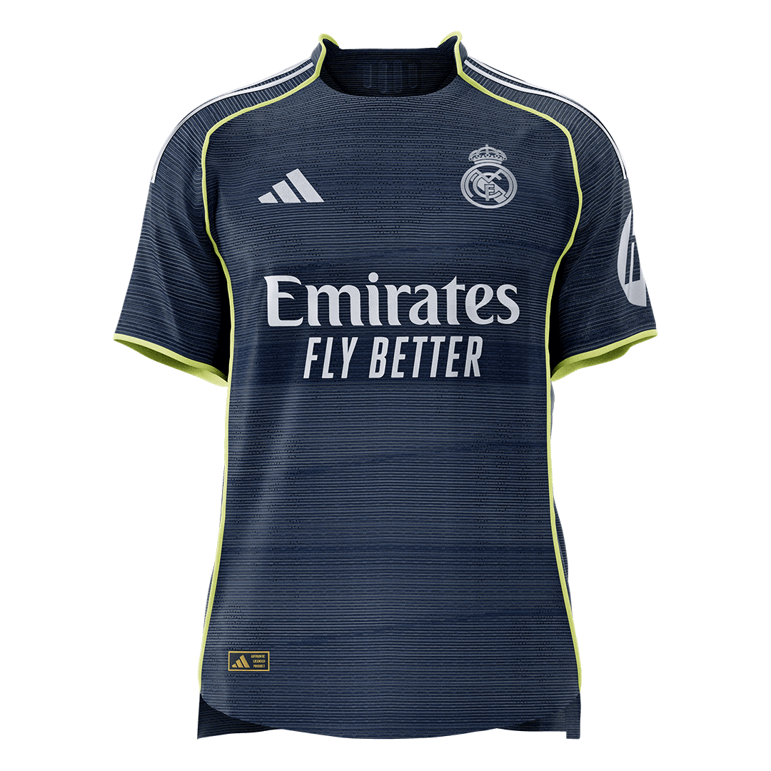Mens Real Madrid Away Jersey 2025/26 - Player Version (Slim Fit) [PREMIUM]