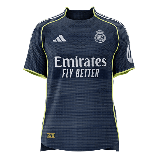 Mens Real Madrid Away Jersey 2025/26 - Player Version (Slim Fit) [PREMIUM]