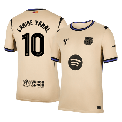 LAMINE YAMAL #10 Mens Barcelona Away Jersey 2025/26 - UCL