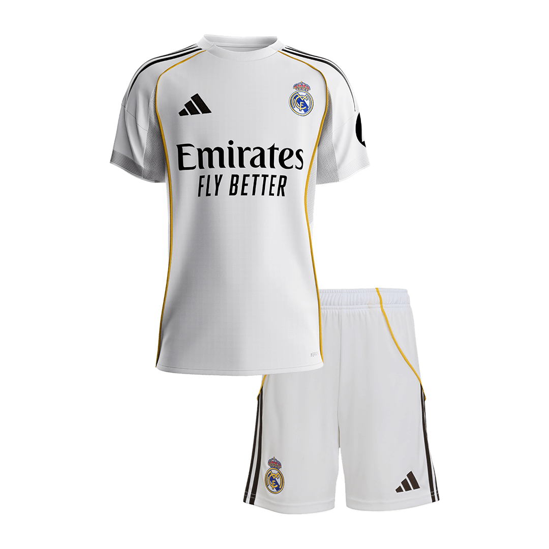 Kids Real Madrid Home Kit 2025/26 [PREMIUM]