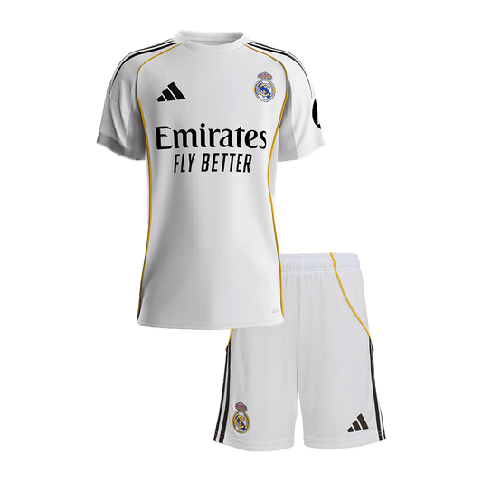 Kids Real Madrid Home Kit 2025/26 [PREMIUM]