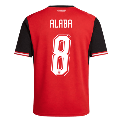 ALABA #8 Mens Austria World Cup Home Jersey 2026