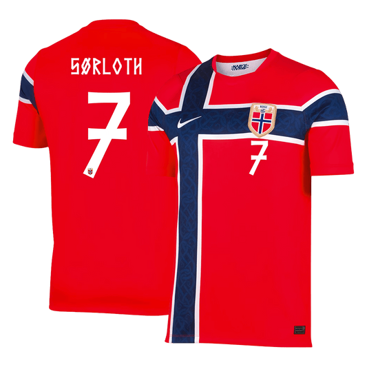 SØRLOTH #7 Mens Norway World Cup Home Jersey 2026