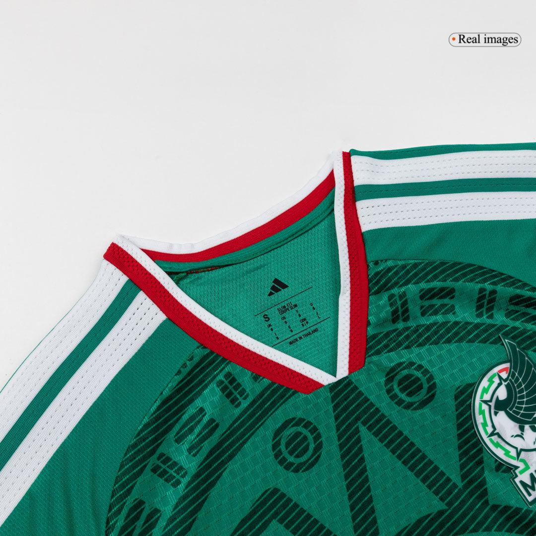 Raúl #9 Mens Mexico World Cup Home Jersey 2026 - Player Version (Slim Fit)