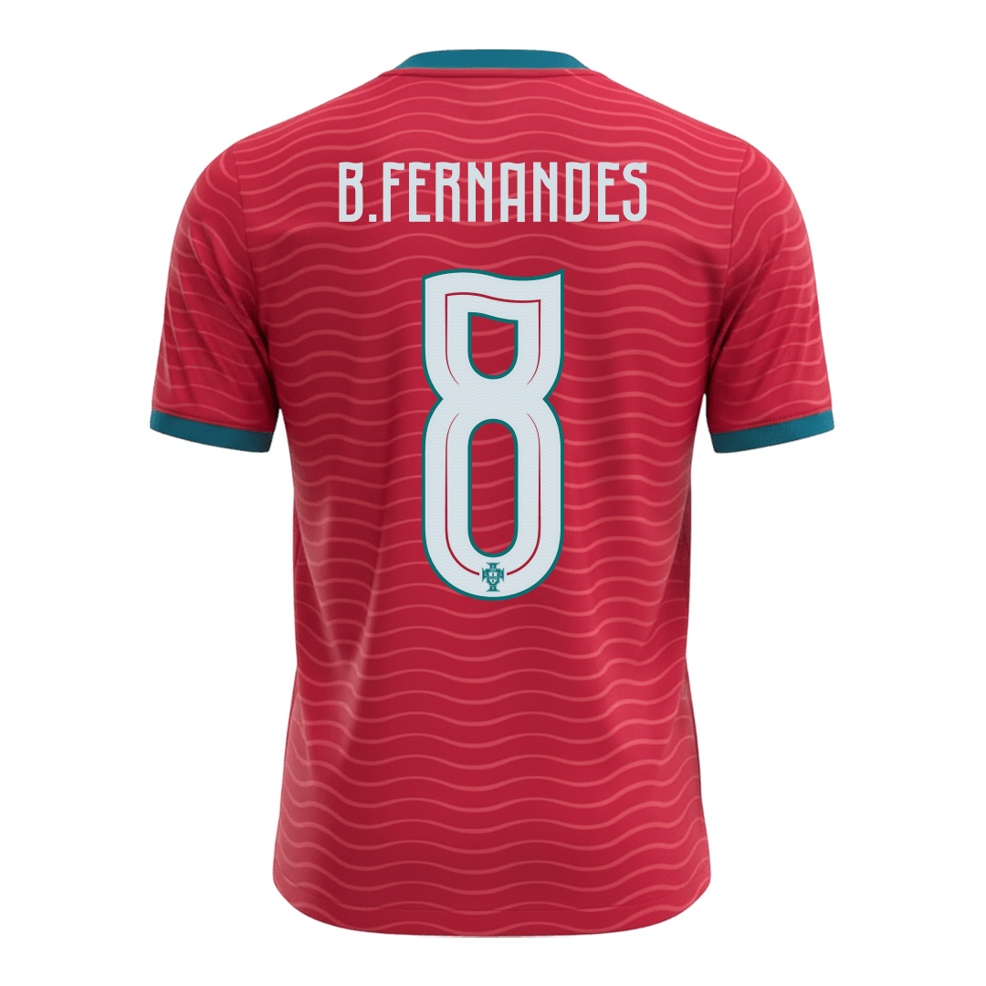B.FERNANDES #8 Mens Portugal World Cup Home Jersey 2026