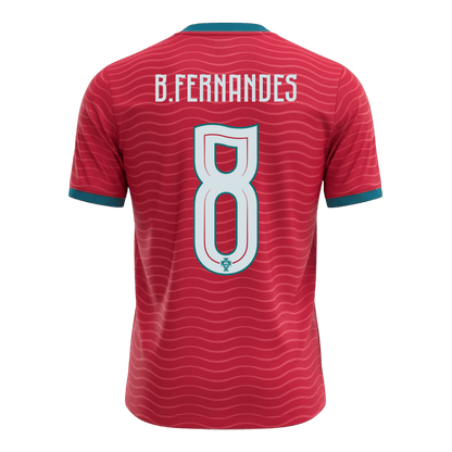 B.FERNANDES #8 Mens Portugal World Cup Home Jersey 2026
