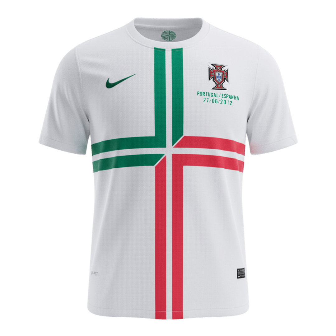 Retro 2012 Mens Portugal Away Jersey