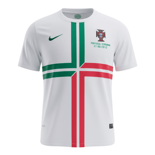 Retro 2012 Mens Portugal Away Jersey