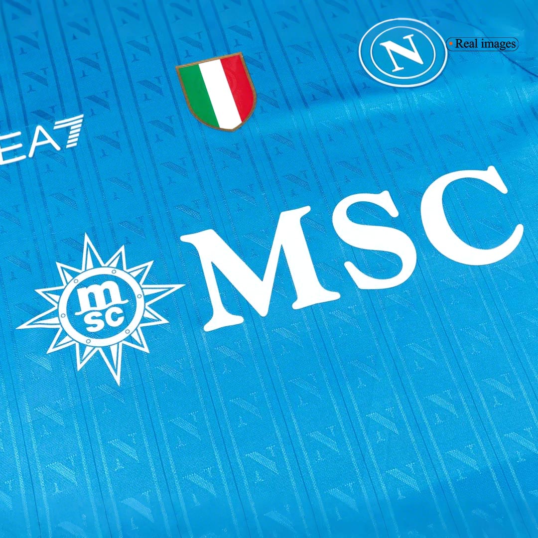 Mens Napoli Home Jersey 2025/26 - Player Version (Slim Fit)
