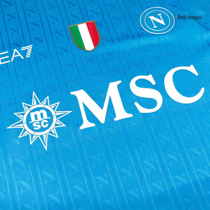 Mens Napoli Home Jersey 2025/26 - Player Version (Slim Fit)