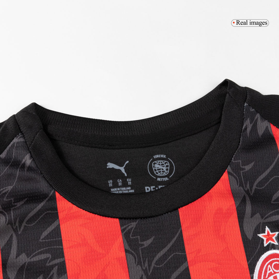 Kids AC Milan Home Full Kit 2025/26