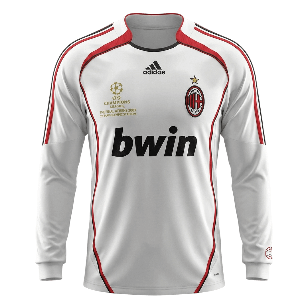 Retro 2006/07 Mens AC Milan Away Long Sleeve Jersey