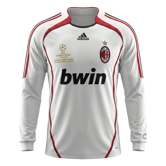 Retro 2006/07 Mens AC Milan Away Long Sleeve Jersey