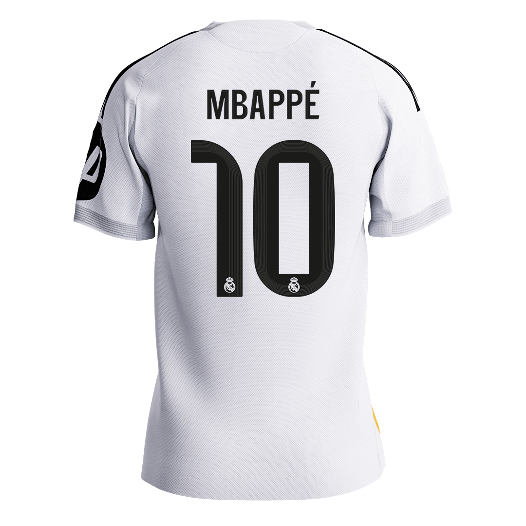 MBAPPÉ #10 Mens Real Madrid Home Jersey 2025/26 - Player Version (Slim Fit) [PREMIUM]